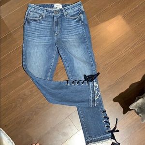 High rise straight leg